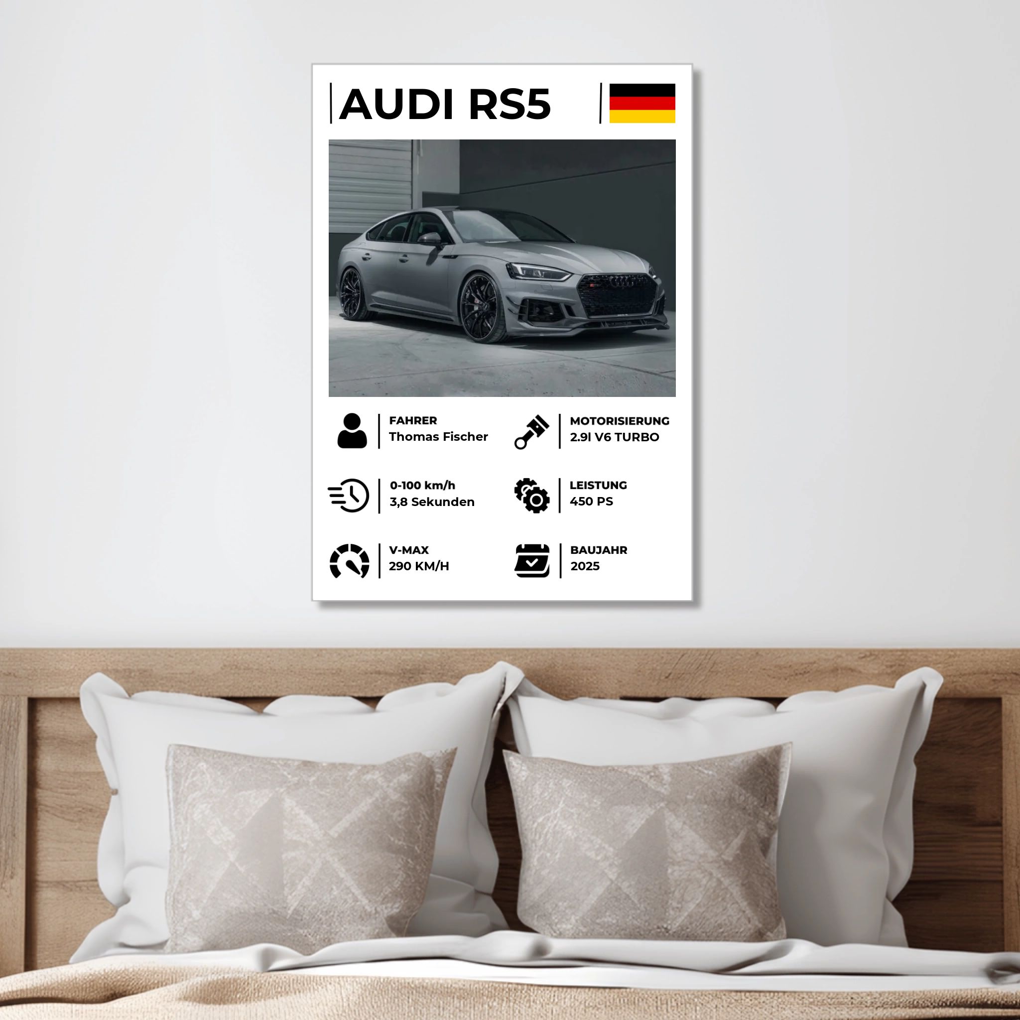 Personalisiertes Acrylbild "Dein Fahrzeug"