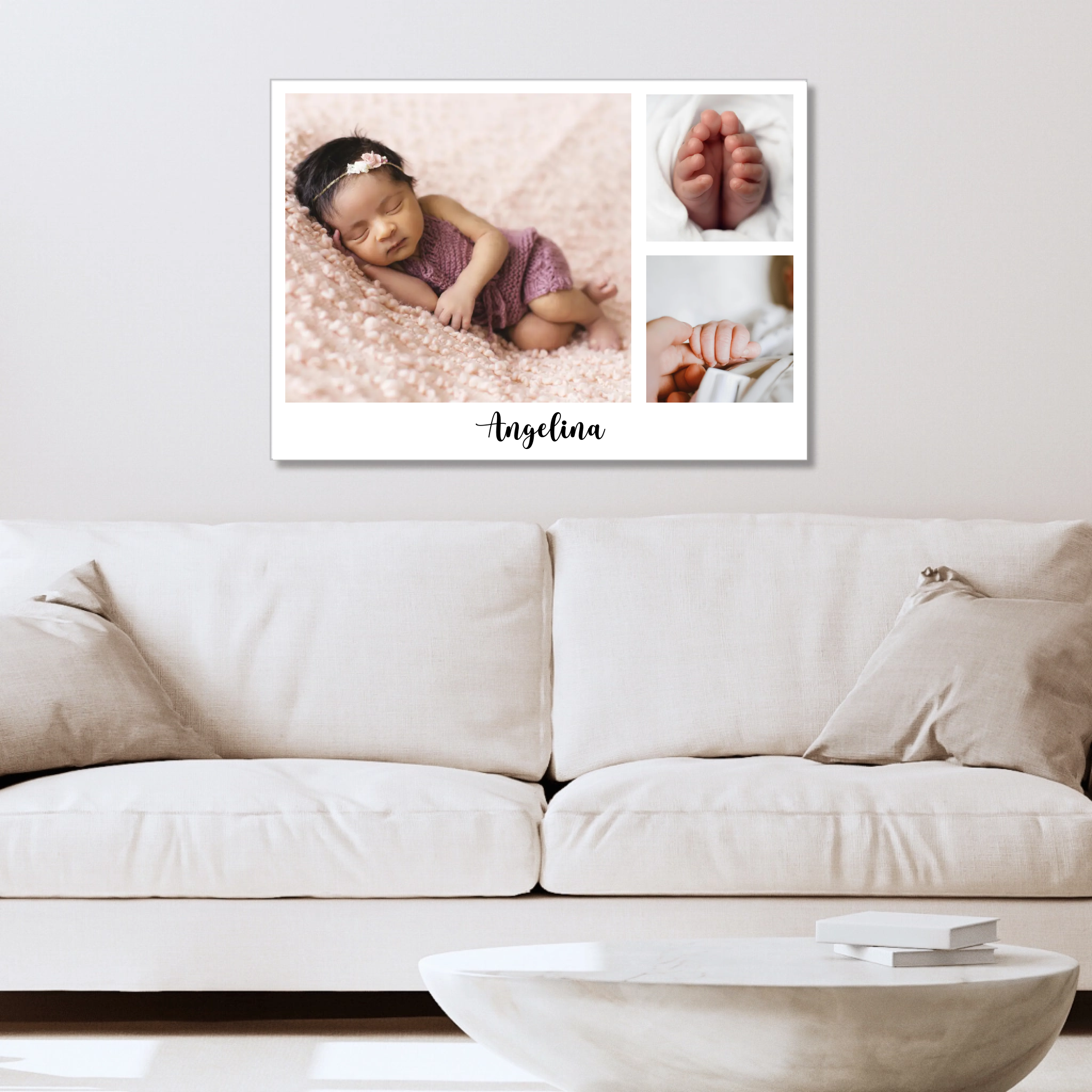 Personalisiertes Acrylbild "Baby Collage"