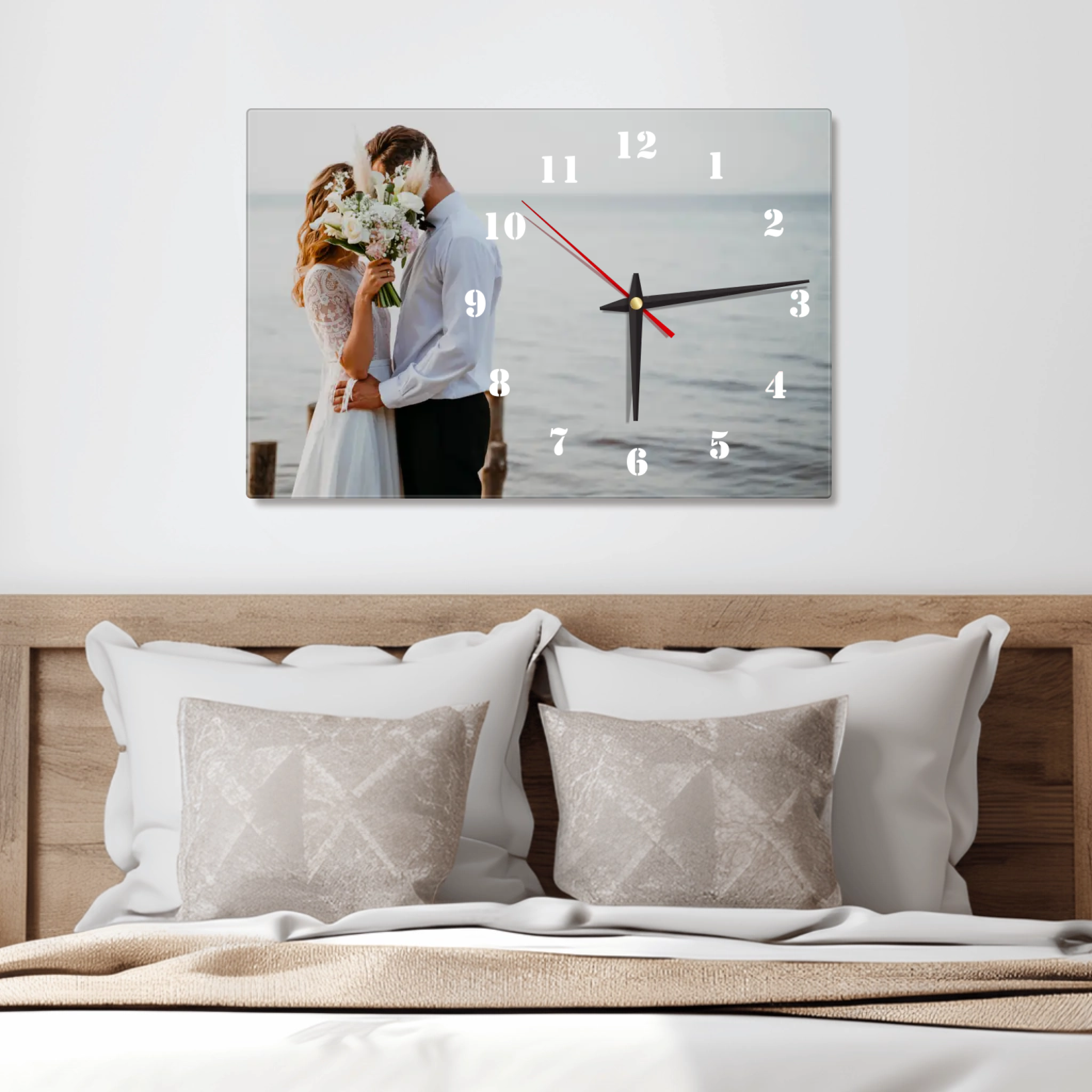 Personalisierte Acryluhr "Lieblingsmensch" – Querformat