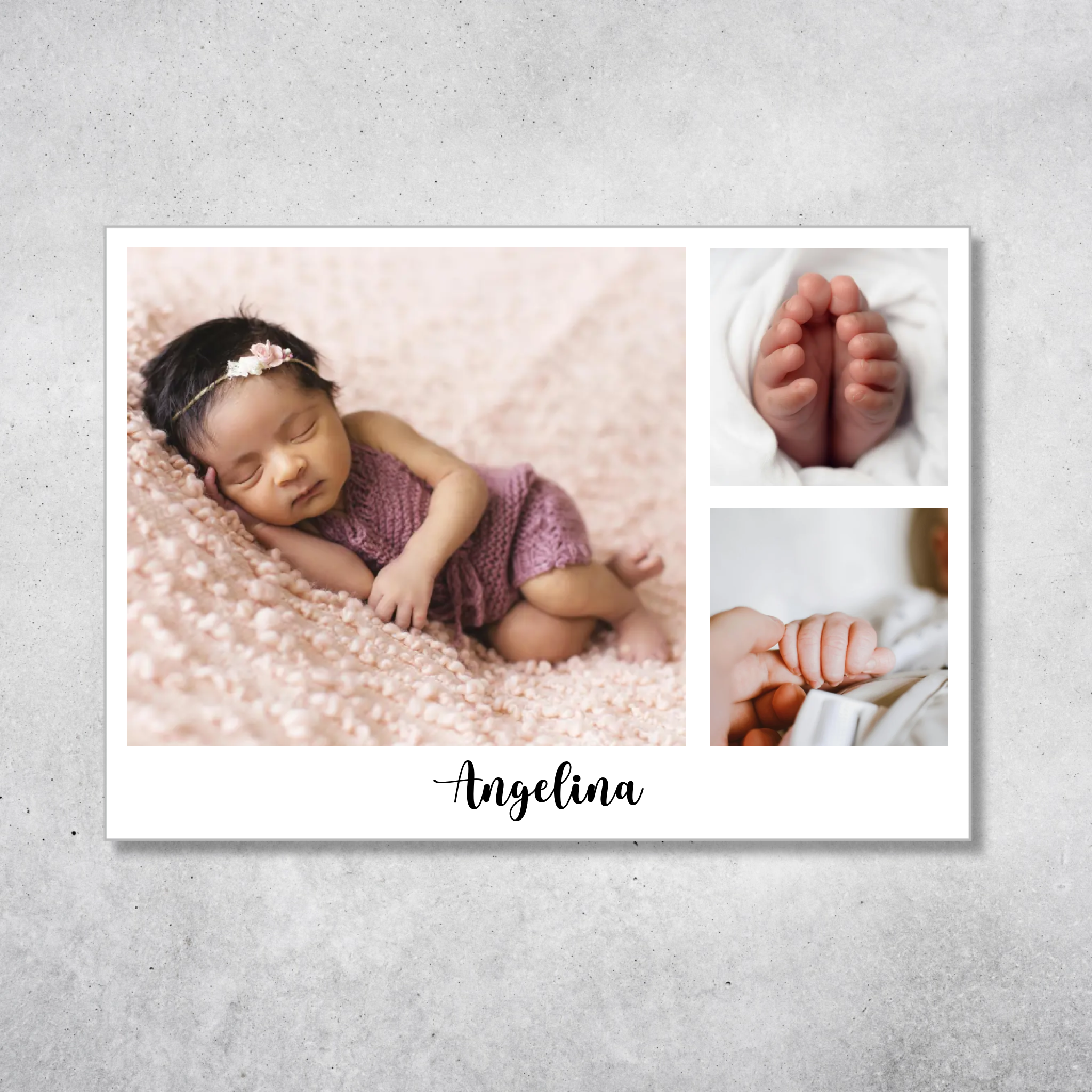 Personalisiertes Acrylbild "Baby Collage"