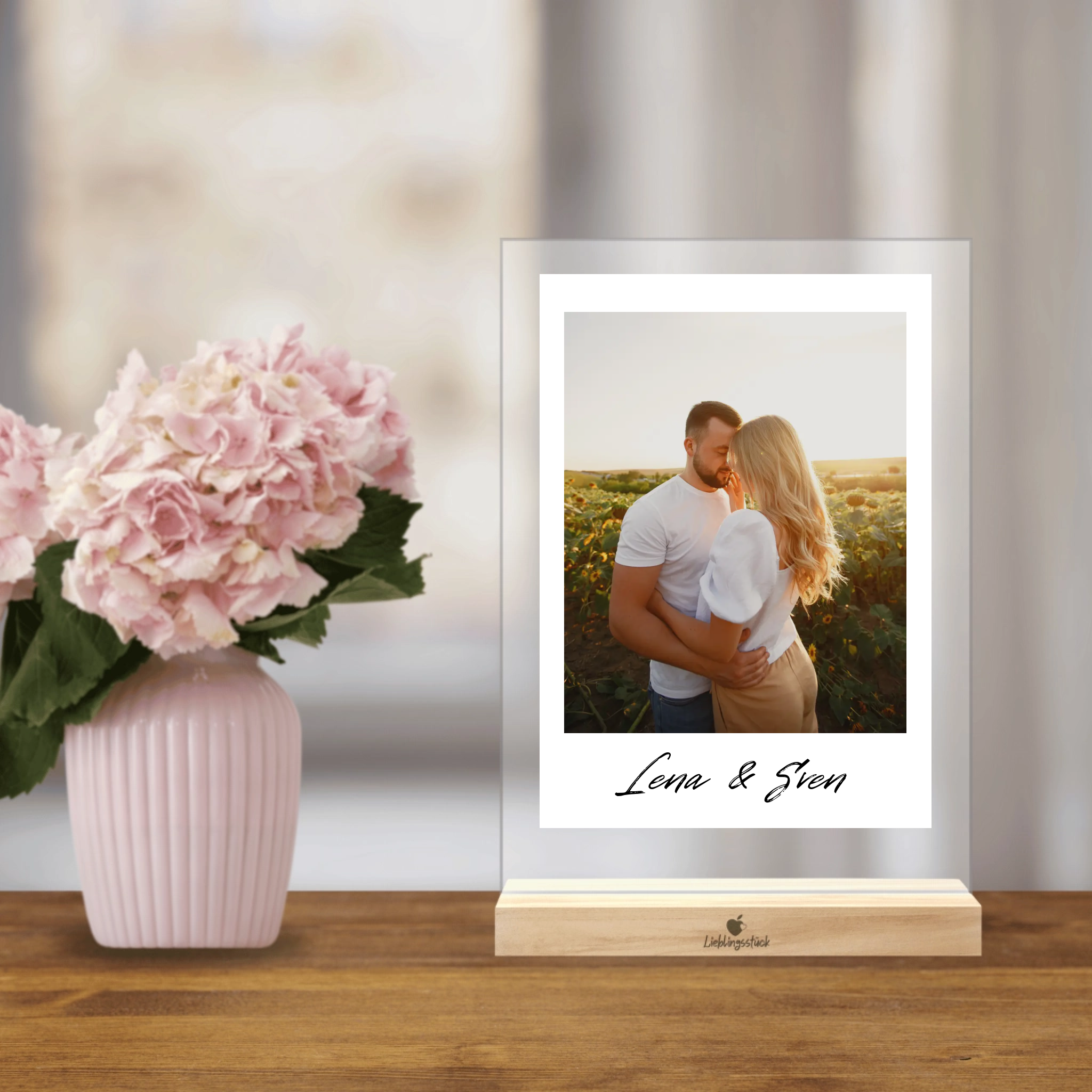 Personalisierter Acrylaufsteller "Retro Foto"