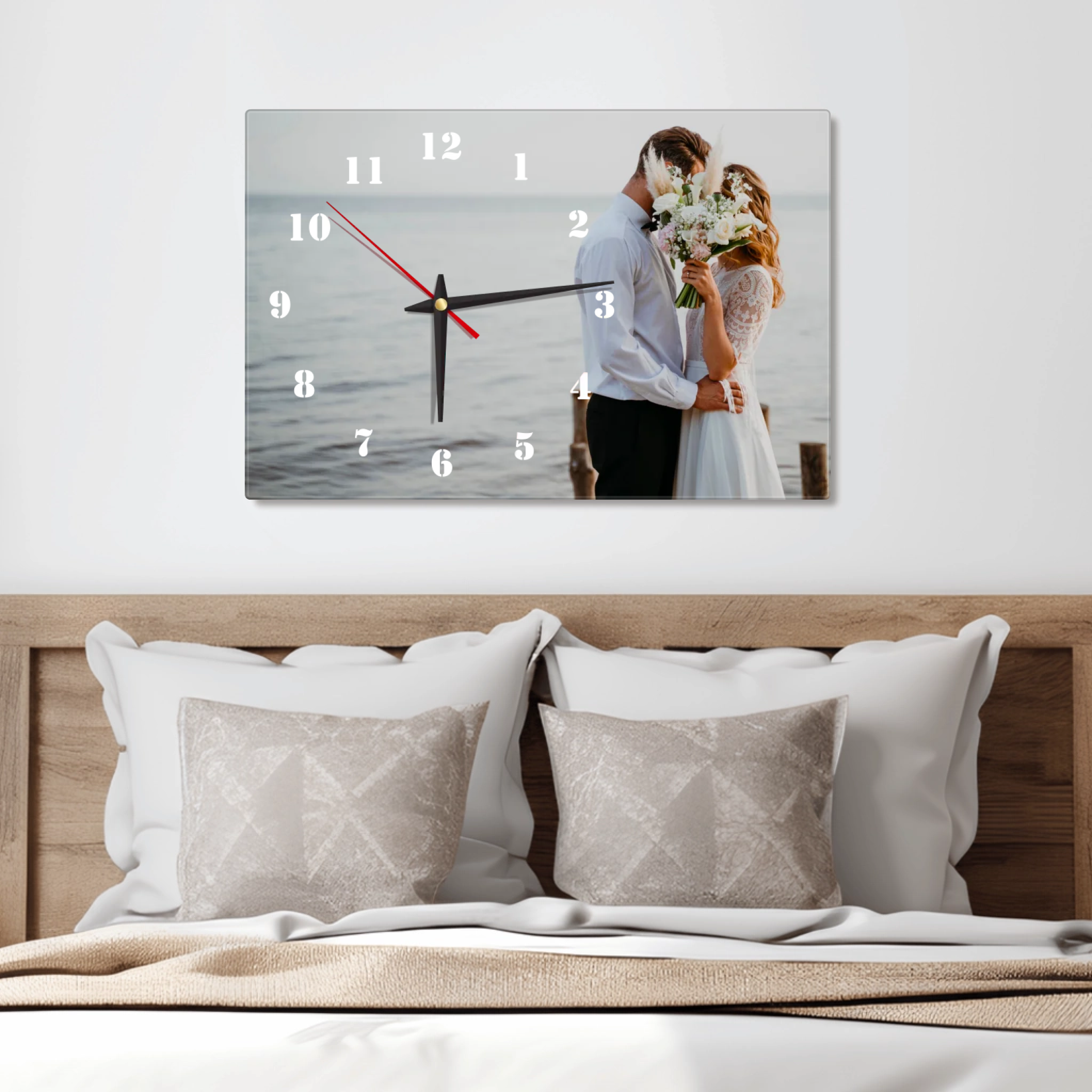 Personalisierte Acryluhr "Lieblingsmensch" – Querformat