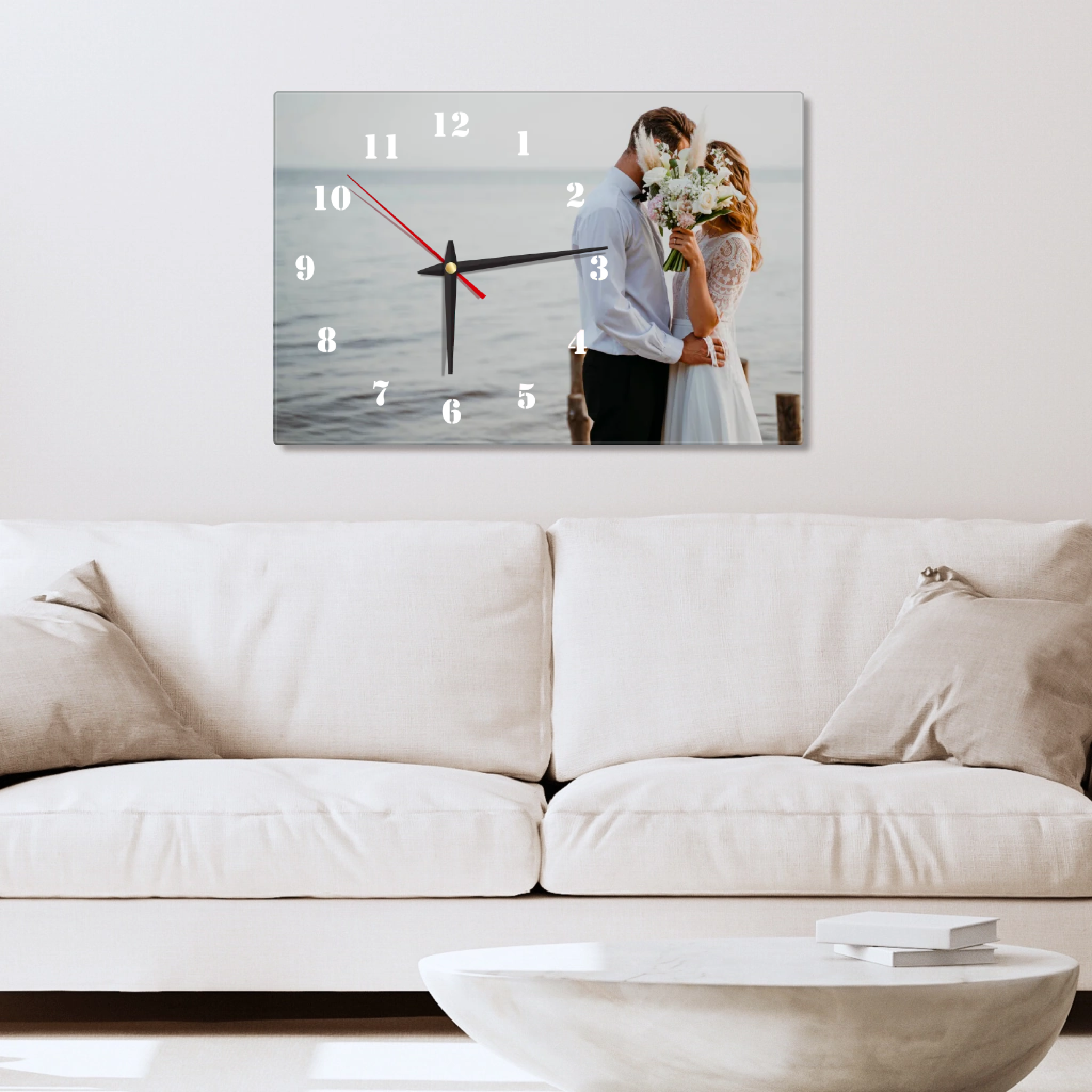 Personalisierte Acryluhr "Lieblingsmensch" – Querformat