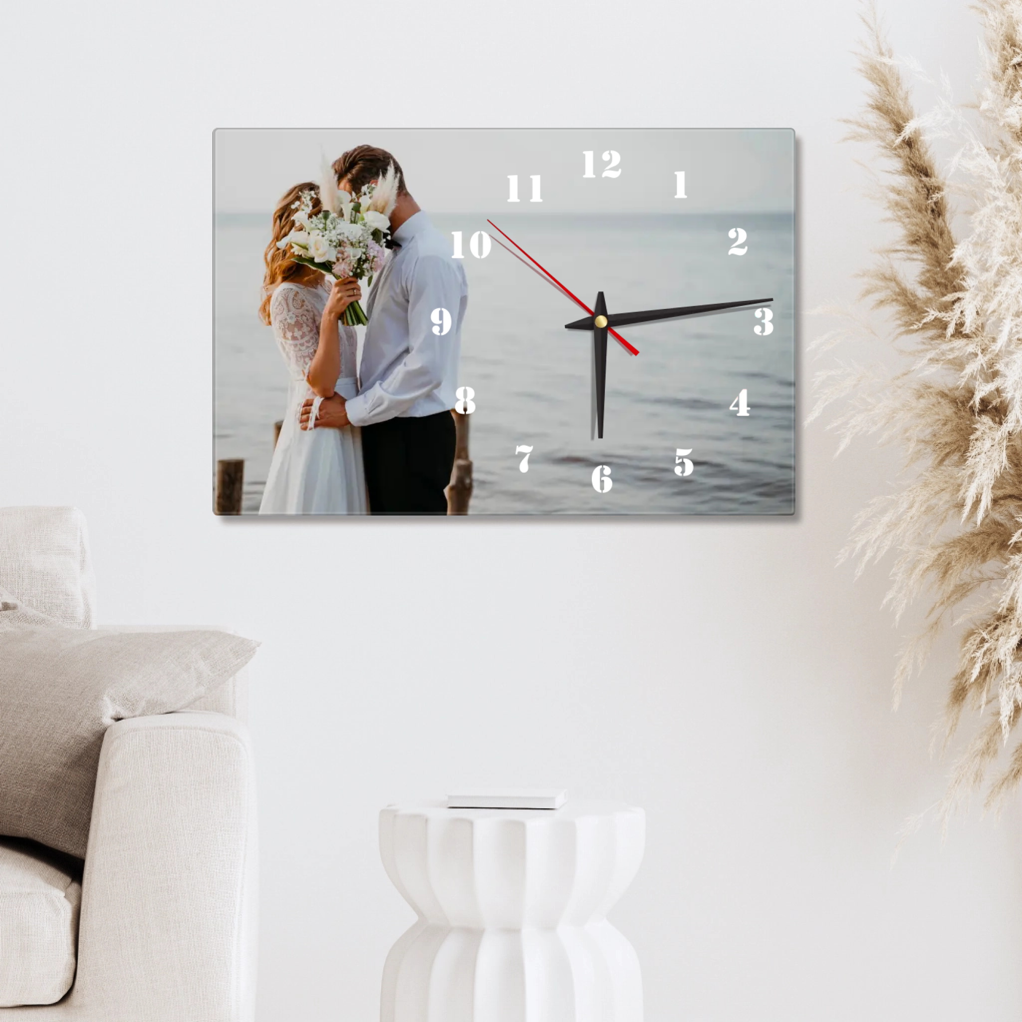 Personalisierte Acryluhr "Lieblingsmensch" – Querformat