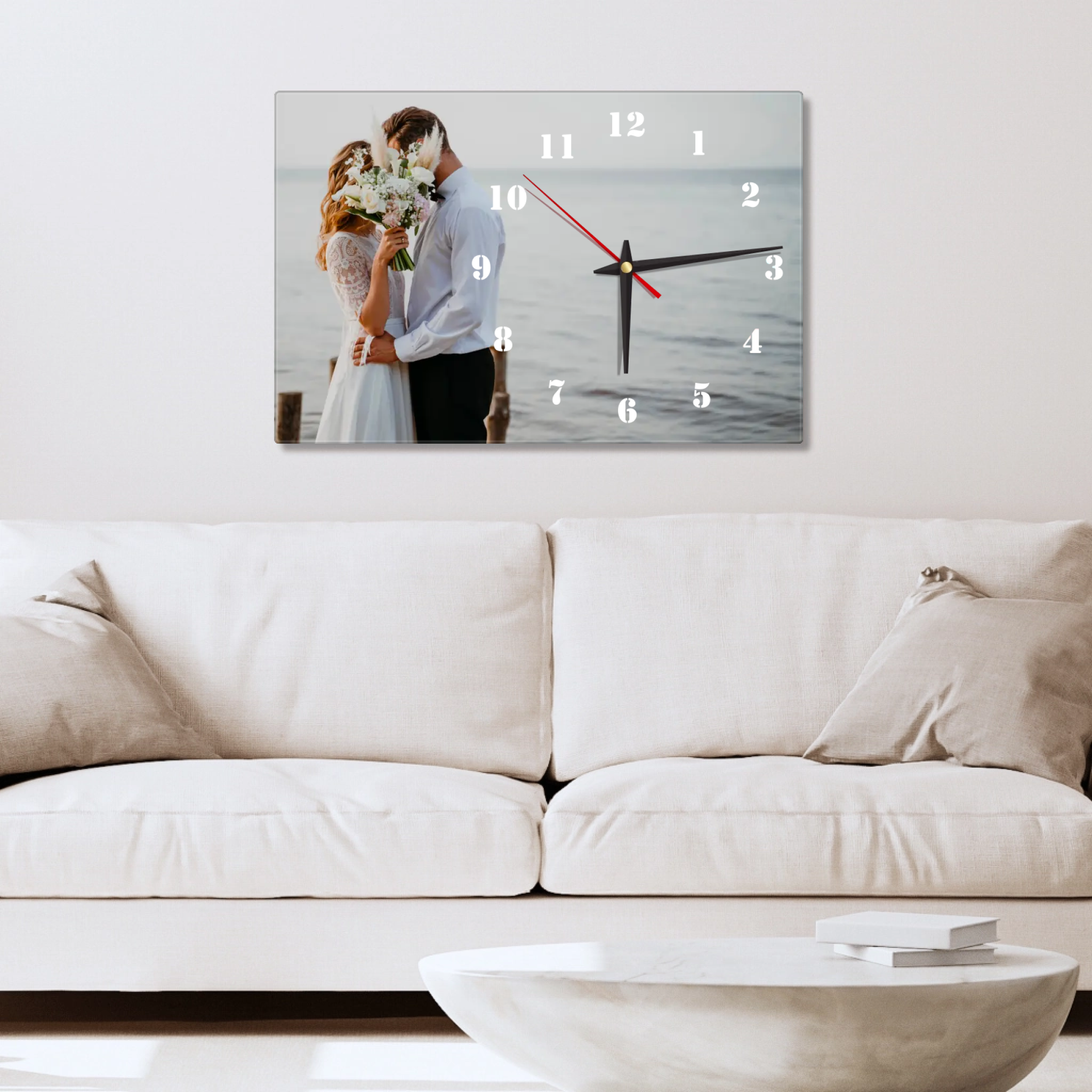 Personalisierte Acryluhr "Lieblingsmensch" – Querformat